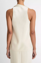 Satin Scarf Top-Tops-Vince-Bone-XS-Mercantile Portland