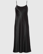 Satin Slip Dress-Clothing-Vince-Coastal Blue-XS-Mercantile Portland