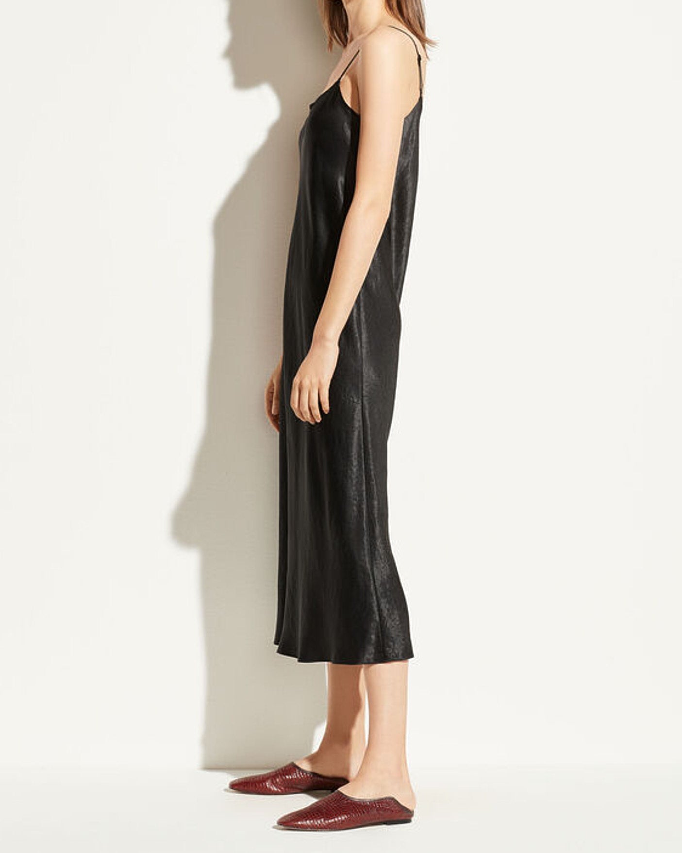 Satin Slip Dress-Clothing-Vince-Coastal Blue-XS-Mercantile Portland