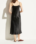 Satin Slip Dress-Clothing-Vince-Coastal Blue-XS-Mercantile Portland