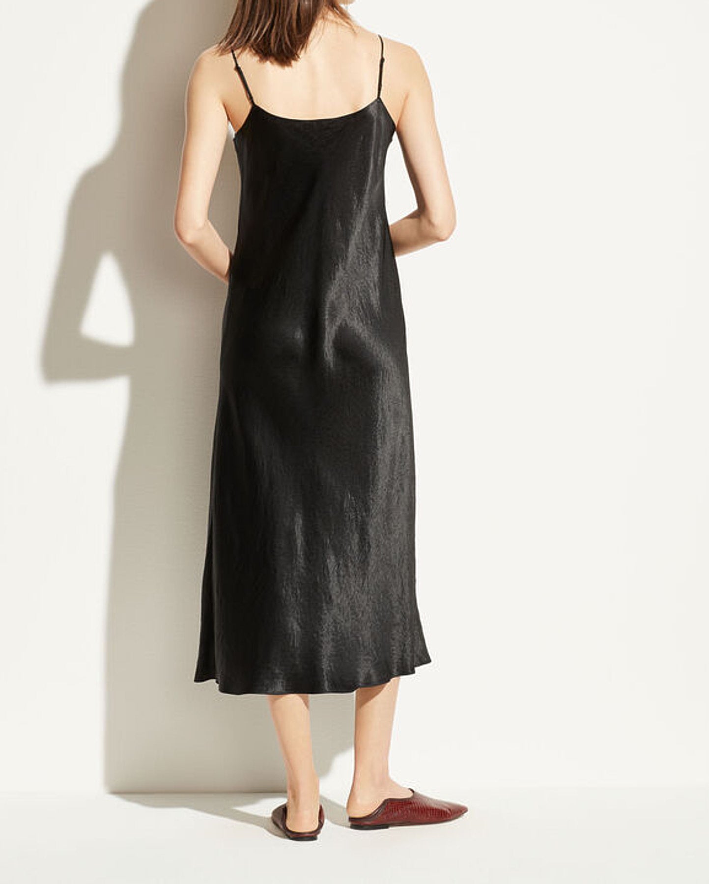 Satin Slip Dress-Clothing-Vince-Coastal Blue-XS-Mercantile Portland