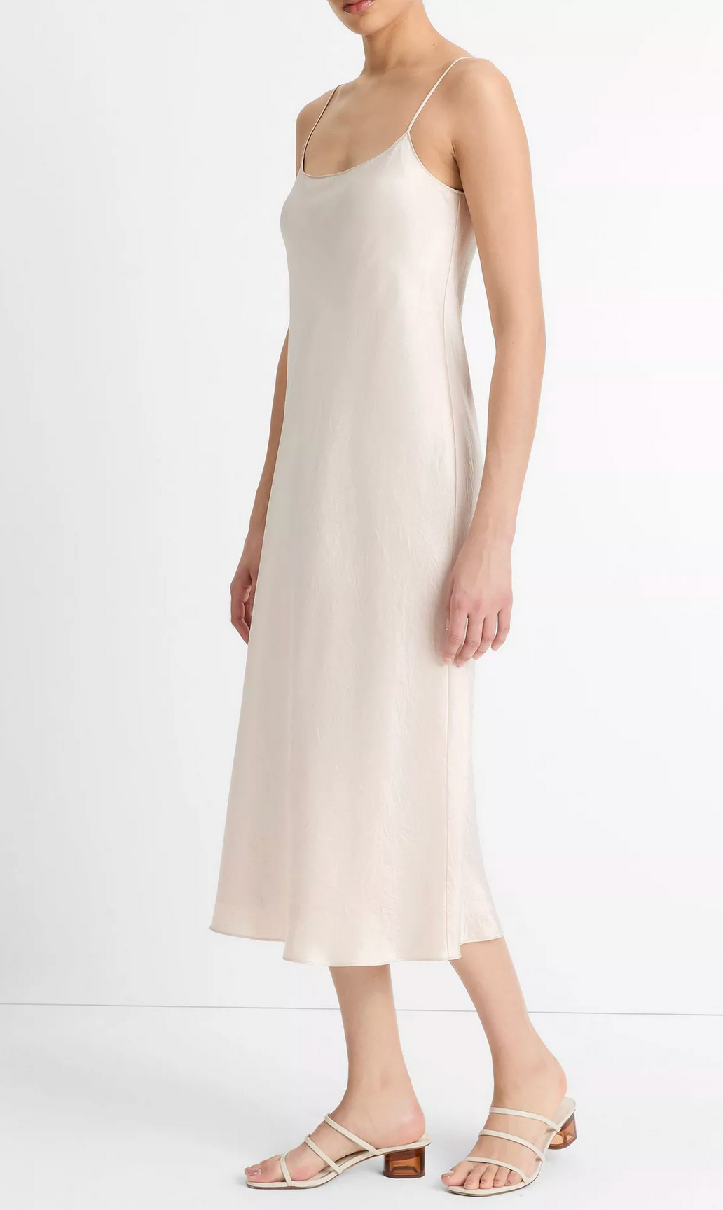Satin Slip Dress-Dresses-Vince-Champagne-XXS-Mercantile Portland