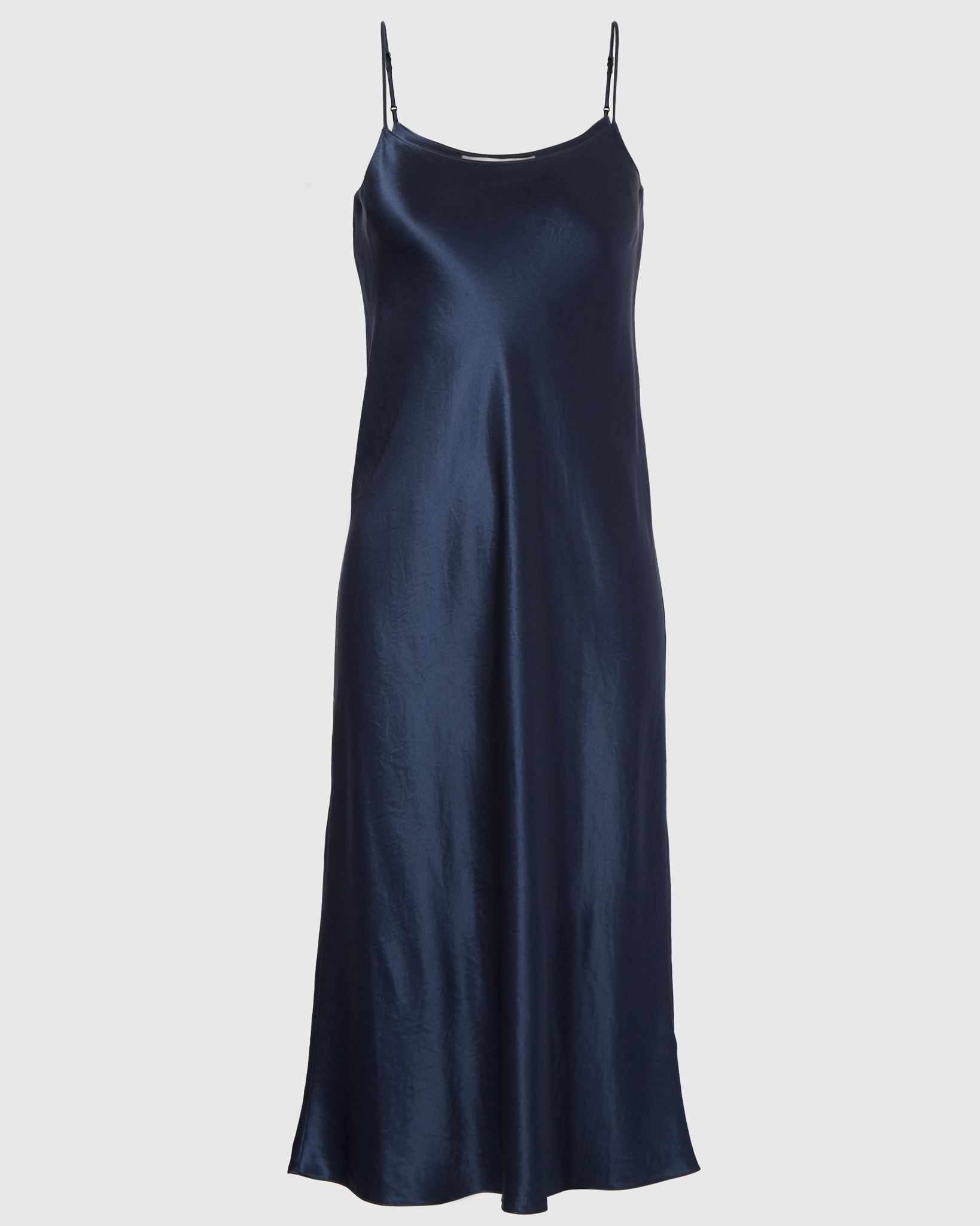 Satin Slip Dress-Dresses-Vince-Coastal Blue-XS-Mercantile Portland