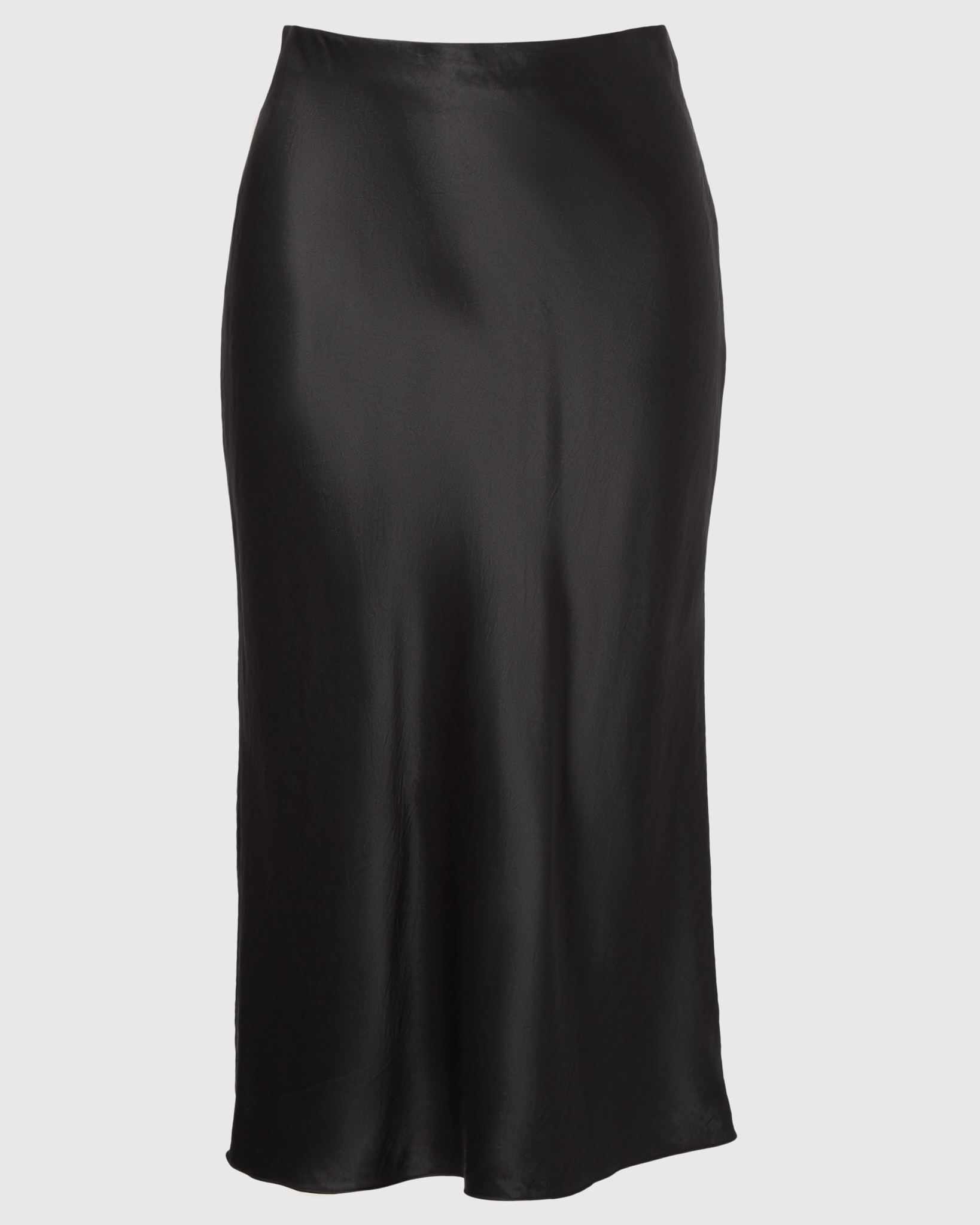Satin Slip Skirt-Skirts and Shorts-Vince-Black-XS-Mercantile Portland