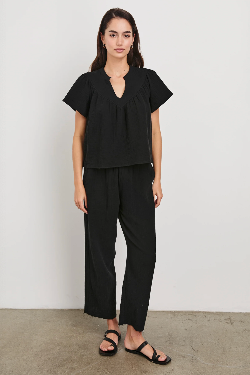 Sayer Shirt-Clothing-Rails-Black-XS-Mercantile Portland