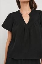 Sayer Shirt-Clothing-Rails-Black-XS-Mercantile Portland