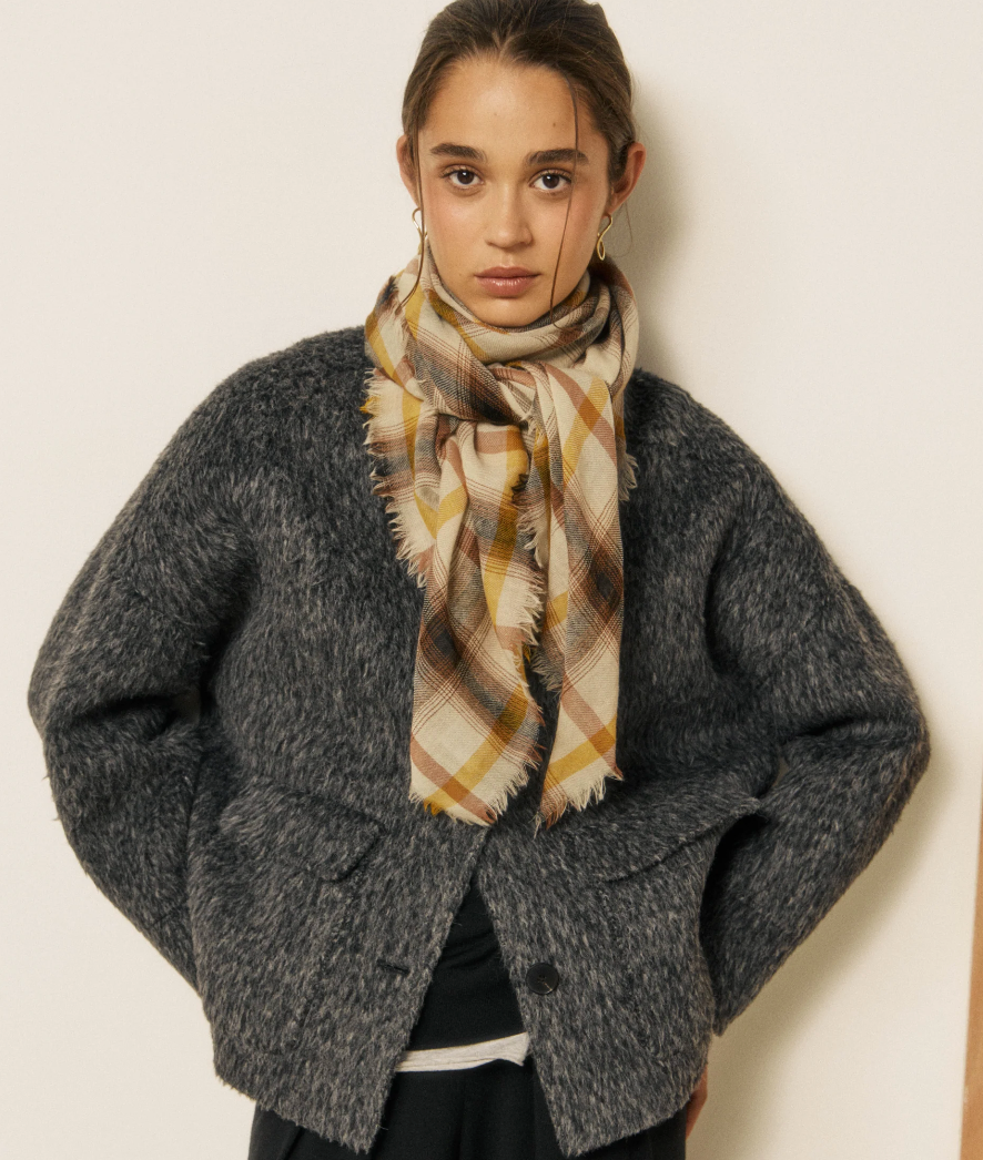 Scarf-Accessories-HARTFORD-Blue & Off-White-OS-Mercantile Portland