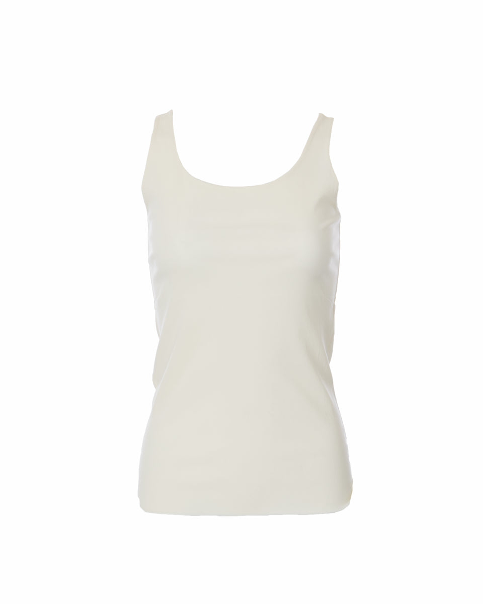 Scoop Neck Tank-Tops-D Exterior-Ivory-XS-Mercantile Portland