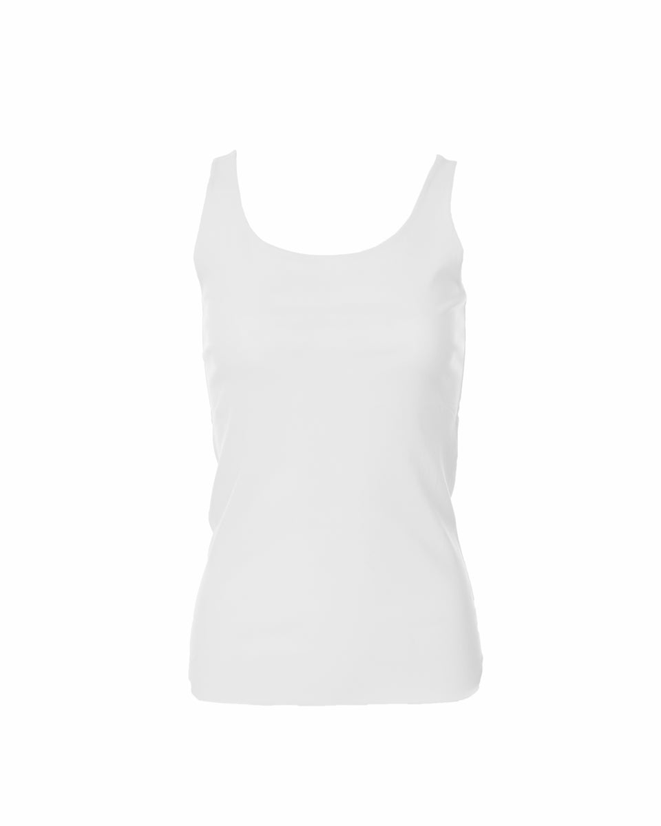 Scoop Neck Tank-Tops-D Exterior-White-XS-Mercantile Portland