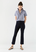Scout Shirt in Navy Gingham-Shirts-Mashburn-Navy Gingham-XS-Mercantile Portland