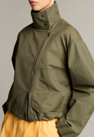 Sculpted Parachute Jacket in Pine Grove-Jackets-Vince-Pine Grove-S-Mercantile Portland