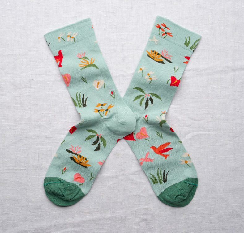 Semis Socks-Socks-Bonne Maison-Aqua-36/38-Mercantile Portland