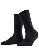 Sensitive London Socks in Black-Socks-FALKE SOCKS-5/7.5-Mercantile Portland