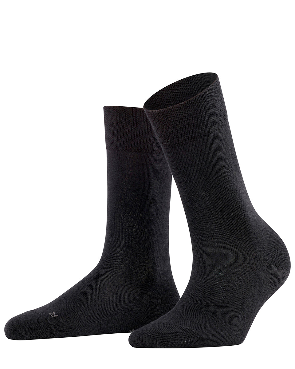 Sensitive London Socks in Black-Socks-FALKE SOCKS-5/7.5-Mercantile Portland