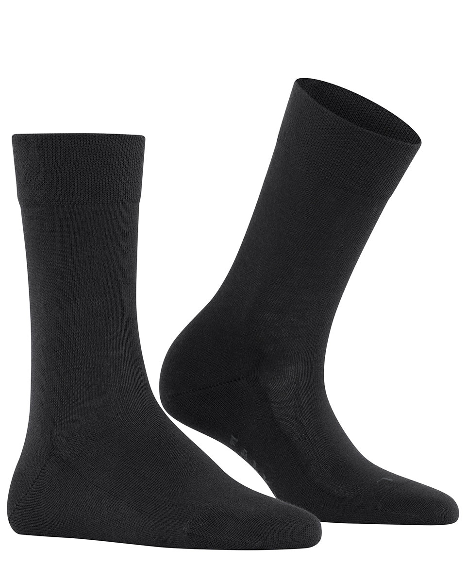 Sensitive London Socks in Black-Socks-FALKE SOCKS-5/7.5-Mercantile Portland