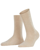 Sensitive London Socks in Sand Melange-Socks-Falke-5/7.5-Mercantile Portland