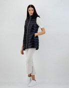 Serena Hooded Vest-Clothing-Herno-36-Blue Navy-Mercantile Portland