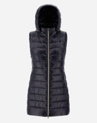 Serena Hooded Vest-Clothing-Herno-40-Blue Navy-Mercantile Portland