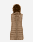 Serena Hooded Vest-Clothing-Herno-42-Camel-Mercantile Portland