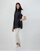 Serena Hooded Vest-Outerwear-Herno-Grey-40-Mercantile Portland