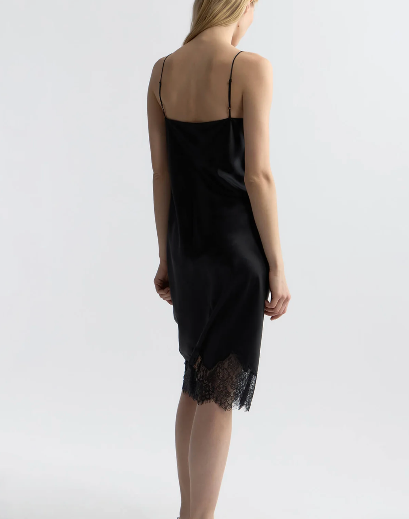 Seve Silk Lace Dress-Dresses-Nili Lotan-Black-XS-Mercantile Portland