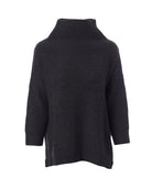 Shaker Funnel Pullover-Sweaters-Autumn Cashmere-Pepper-XS-Mercantile Portland