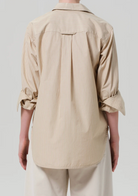 Shay Shirt-Citizens of Humanity-Khaki Stripe-XXS-Mercantile Portland