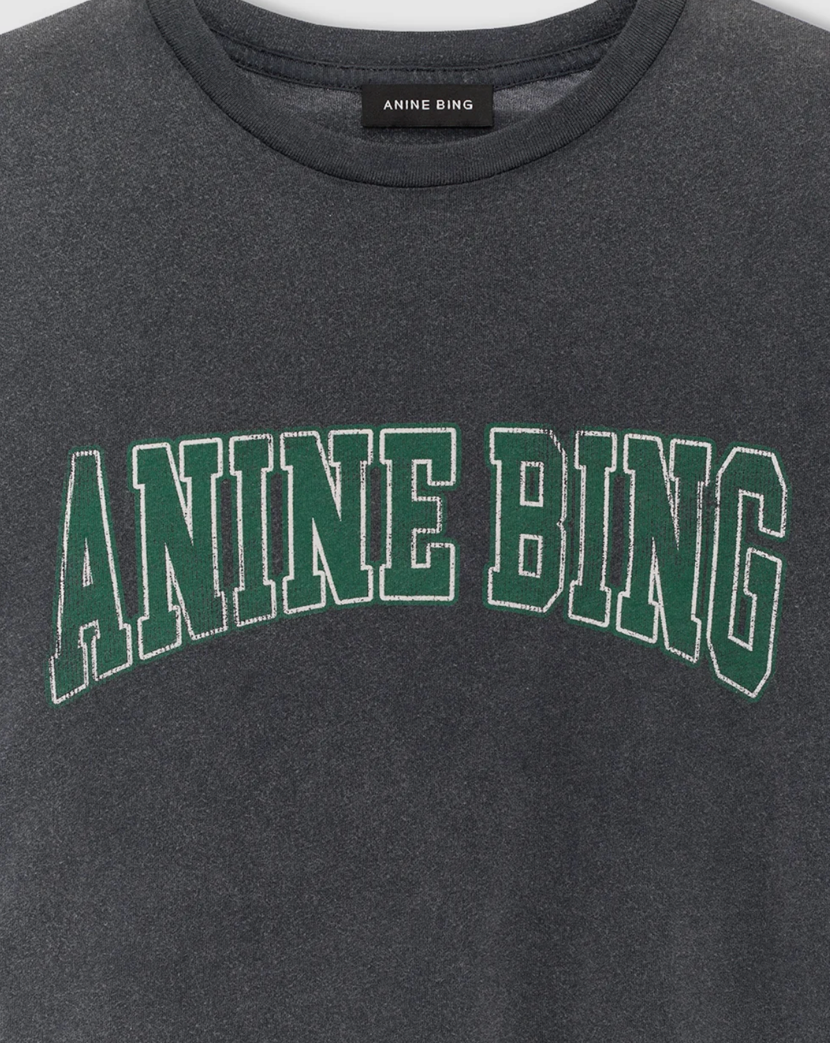 Shelley Tee in Washed Black-T-Shirts-Anine Bing-Washed Black-XS-Mercantile Portland