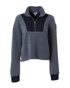 Sherpa 1/2 Zip Sweatshirt-Sweaters-Sundry-Navy Pigment • Sundry-XS-Mercantile Portland