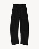 Shon Corduroy Pant-Clothing-Nili Lotan-Jet Black-0-Mercantile Portland
