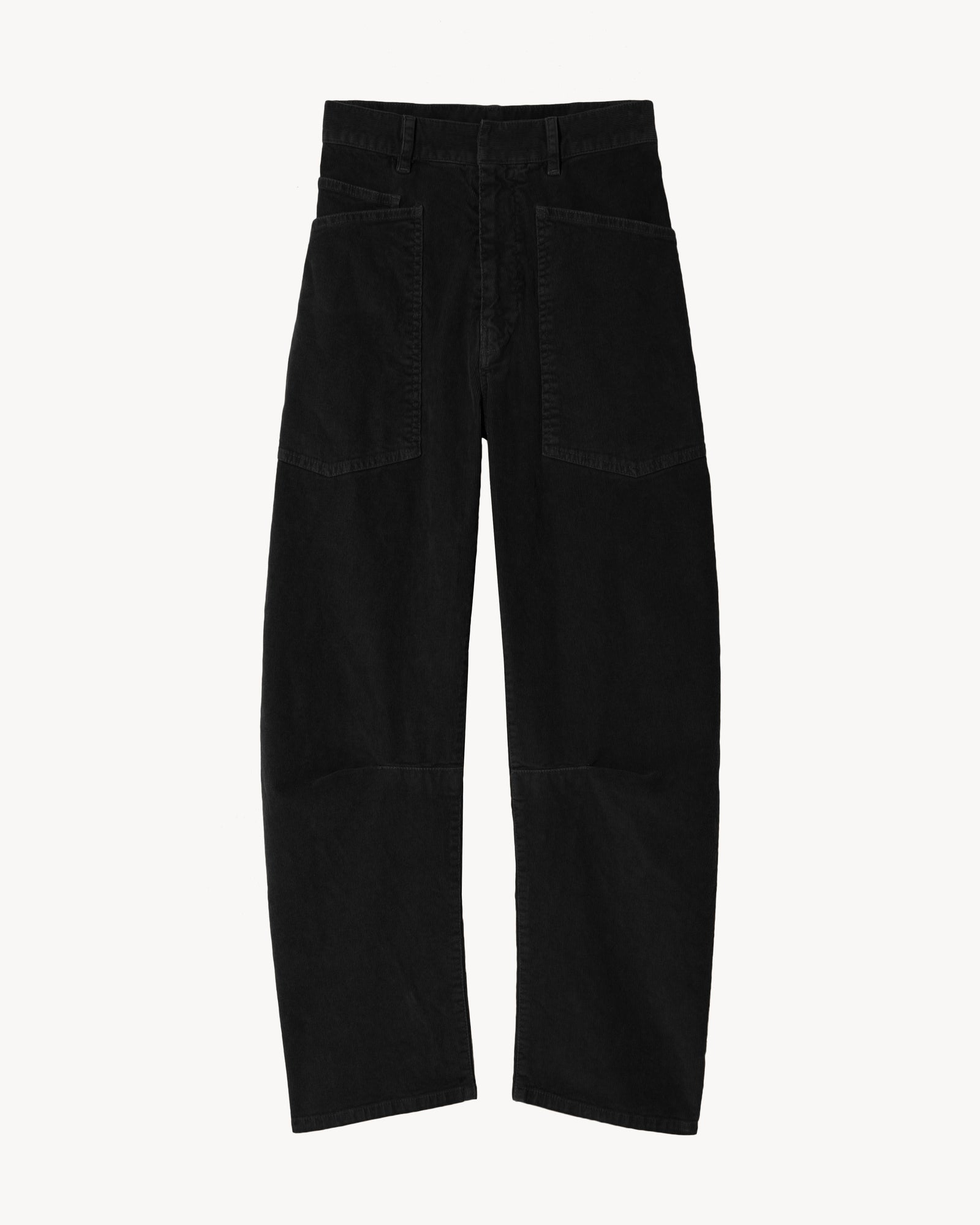 Shon Corduroy Pant-Clothing-Nili Lotan-Jet Black-0-Mercantile Portland