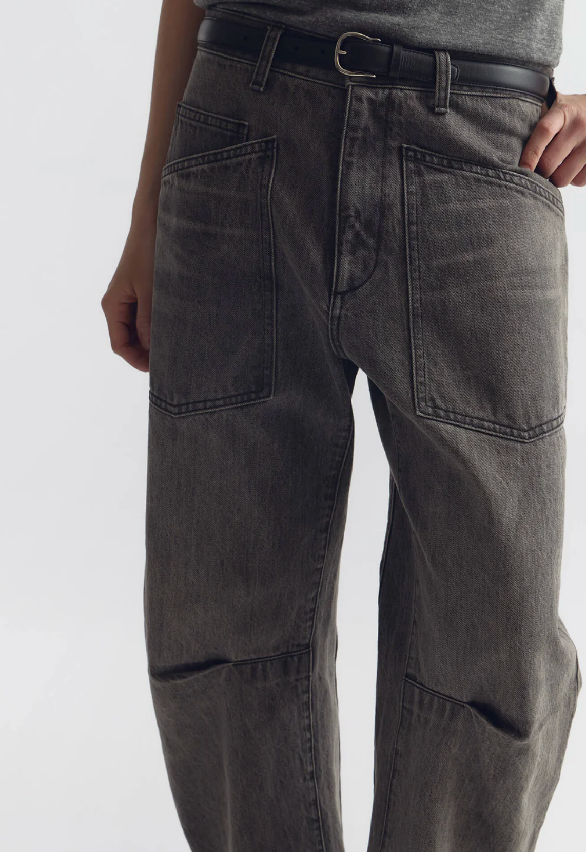 Shon Jean in Ash Grey-Denim-Nili Lotan-Ash Grey-23-Mercantile Portland