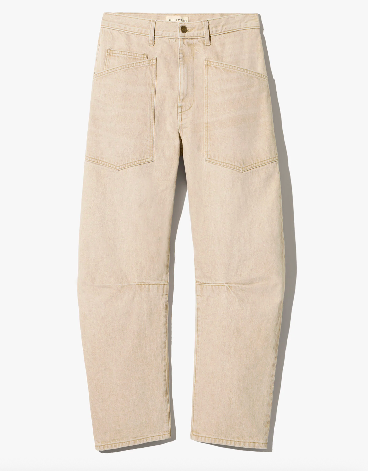 Shon Jean in Vintage Heather Tan-Denim-Nili Lotan-Vintage Tan Wash-2-Mercantile Portland