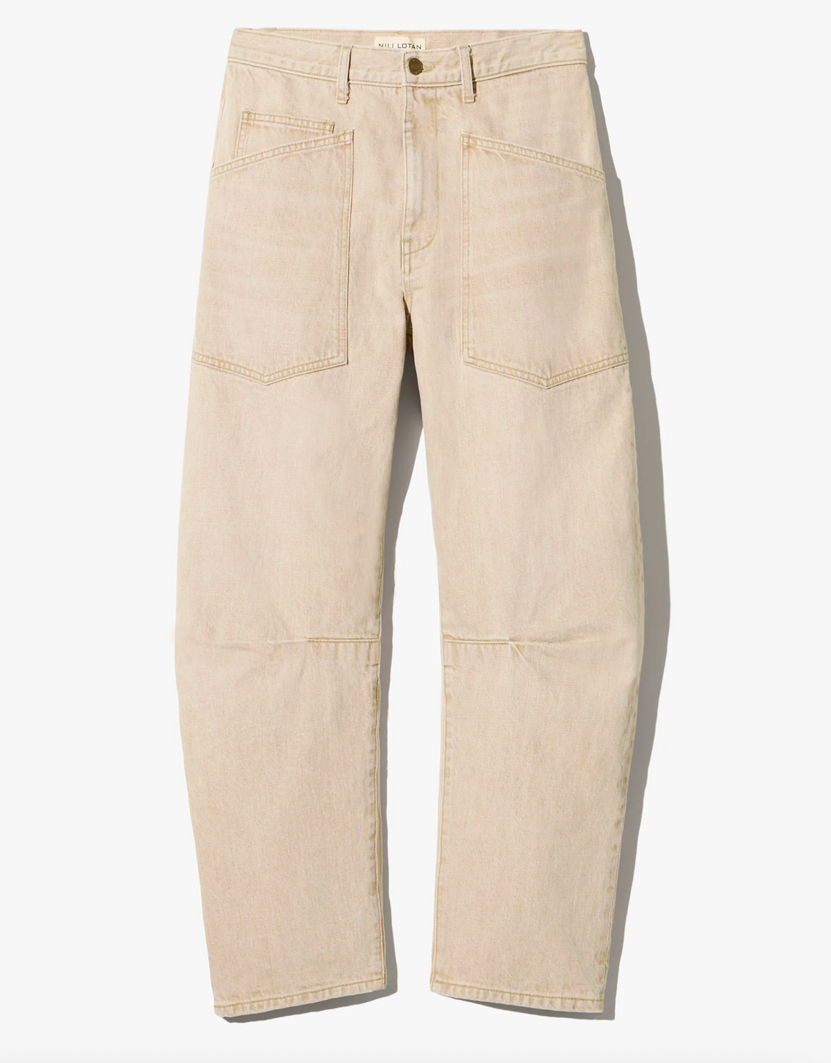Shon Jean in Vintage Heather Tan-Denim-Nili Lotan-Vintage Tan Wash-2-Mercantile Portland