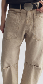 Shon Jean in Vintage Heather Tan-Denim-Nili Lotan-Vintage Tan Wash-2-Mercantile Portland