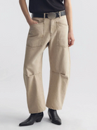 Shon Jean in Vintage Heather Tan-Denim-Nili Lotan-Vintage Tan Wash-2-Mercantile Portland
