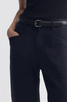 Shon Wool Pant in Midnight-Pants-Nili Lotan-Midnight-00-Mercantile Portland