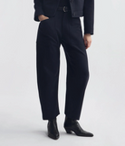 Shon Wool Pant in Midnight-Pants-Nili Lotan-Midnight-00-Mercantile Portland