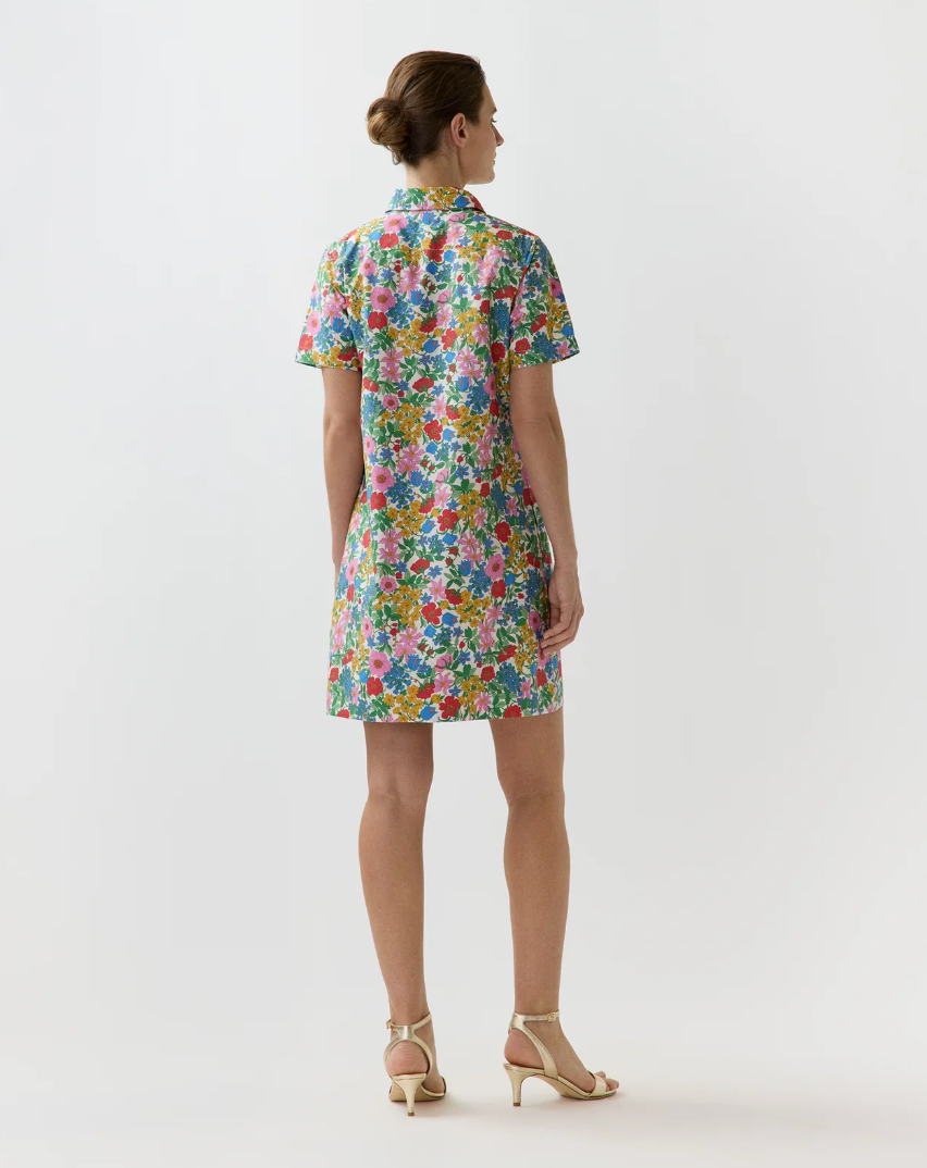 Short-Sleeved Popover Dress-Dresses-Mashburn-MULCLARA-L-Mercantile Portland