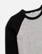 Shrunken Baseball Raglan-Sweaters-RE/DONE-Light Heather Grey-XS-Mercantile Portland