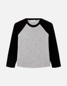 Shrunken Baseball Raglan-Sweaters-RE/DONE-Light Heather Grey-XS-Mercantile Portland