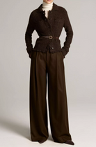 Shrunken Donegal Cardigan in Pinewood Cashmere-Sweaters-Vince-Pinewood-XS-Mercantile Portland