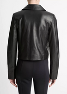 Shrunken Leather Peacoat-Clothing-Vince-Black-XS-Mercantile Portland
