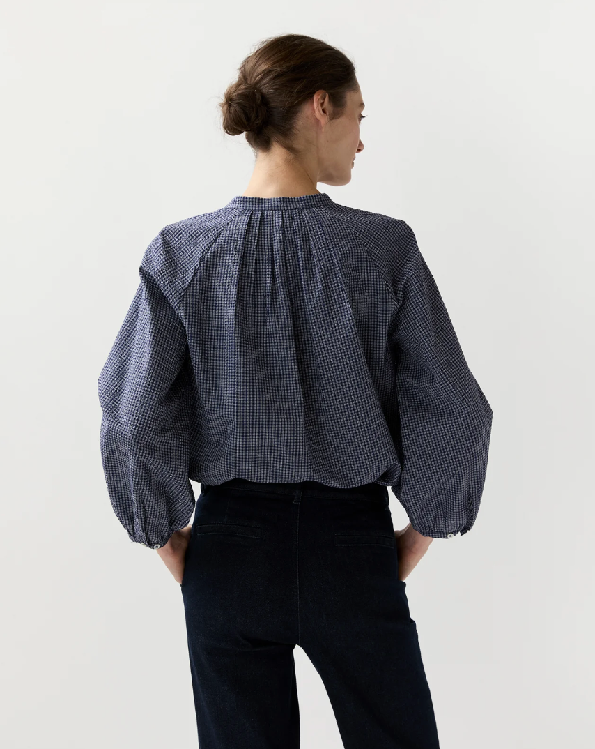 Sienna Top-Tops-Mashburn-NVY/IVY-L-Mercantile Portland