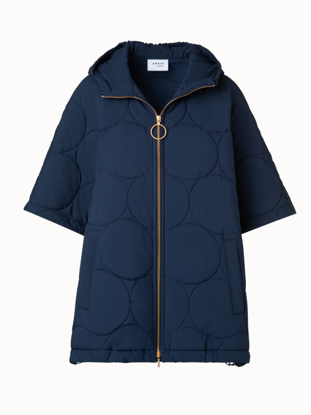 Signature Puffer-Clothing-Akris Punto-Navy-2-Mercantile Portland