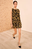 Signe Cascading Ruffle Mini Dress-dress-Ulla Johnson-Forsythia-00-Mercantile Portland