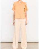 Silk Dolman Short-Sleeve Blouse-Shirts-Vince-Kumquat-XXS-Mercantile Portland