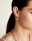 Simple Dangle Earrings in Citrine-Accessories-Chan Luu-O/S-Mercantile Portland