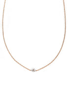 Single Floating Diamond Necklace-Accessories-Zofia Day-OS-Mercantile Portland