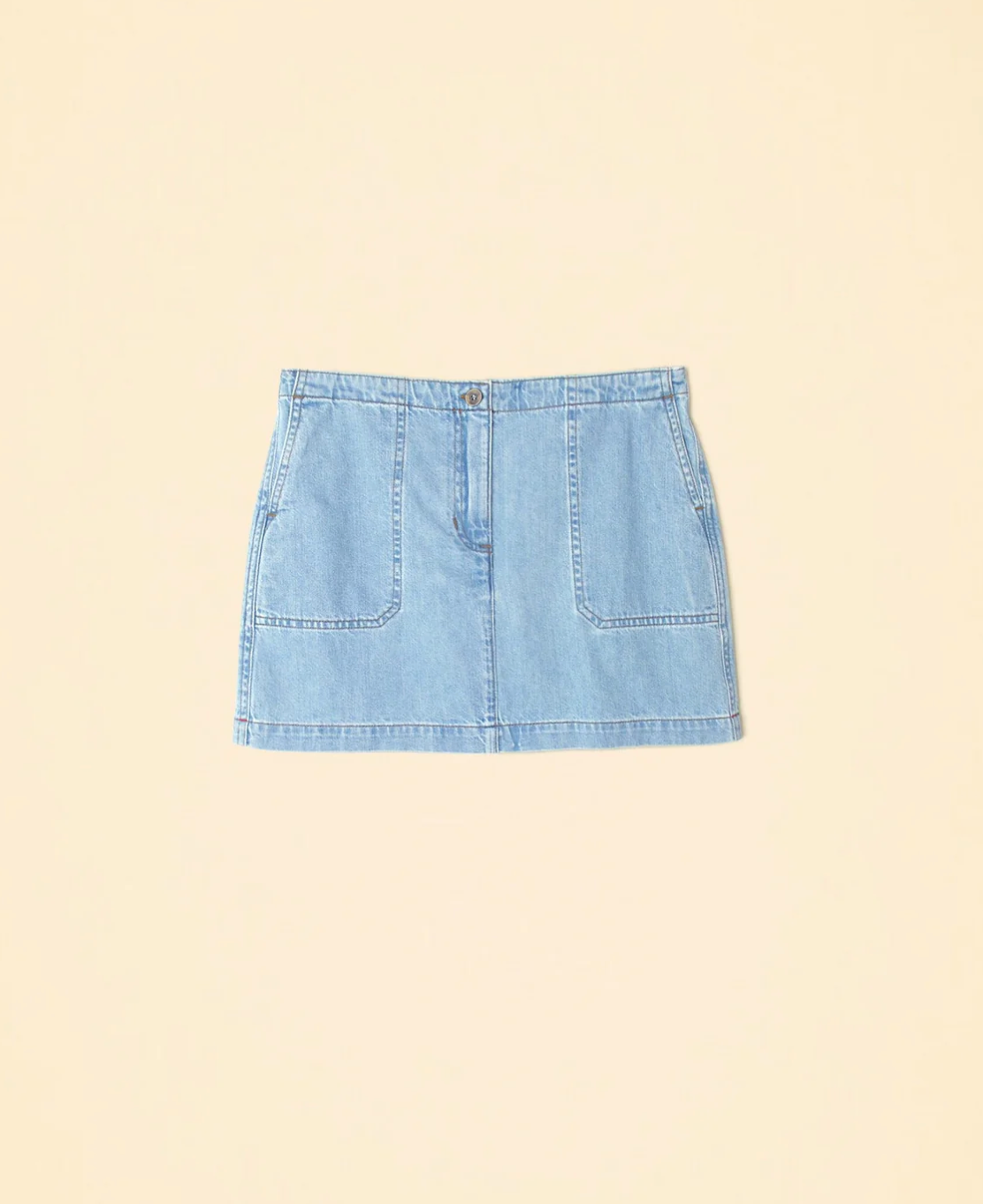 Skylar Denim Skirt-Clothing-Xirena-24-Medium Blue-Mercantile Portland